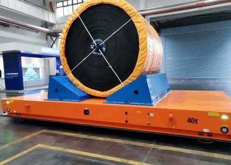 Transport-FTS - Jinan Gradin Machinery Co., Ltd. - für schwere Lasten / elektrisch / mit Magnetführung