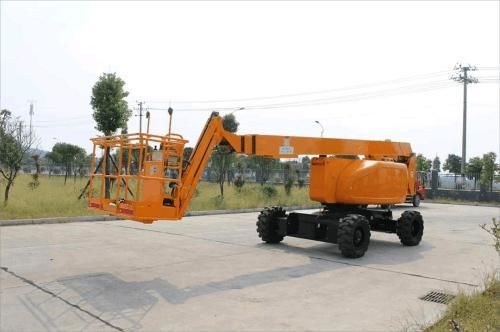 Gelenkarbeitsbühne auf Rädern - G-RZ26 - Jinan Gradin Machinery Co., Ltd. - mit Eigenantrieb / Diesel / für agressives Umfeld