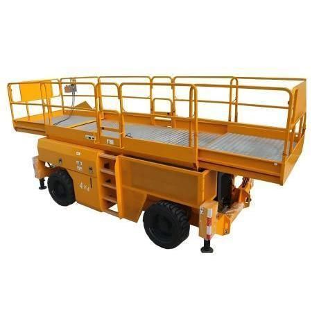 Scherenarbeitsbühne mit Eigenantrieb - G-GTJZ13RT - Jinan Gradin Machinery Co., Ltd. - Diesel / Innen- und Außenbereich / für Baustelle