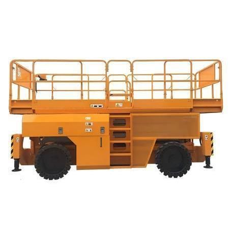 Scherenarbeitsbühne mit Eigenantrieb - G-GTJZ10RT - Jinan Gradin Machinery Co., Ltd. - Diesel / Innen- und Außenbereich / für Baustelle