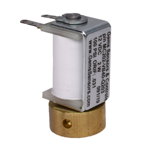 Absperrklappe - M series - GEMS SENSORS & CONTROLS - manuell / für Öl / für Gas