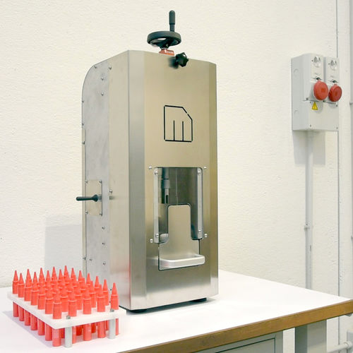 Pneumatischer Verschliesser - CSU-P 016-01 - Mech-a - halbautomatisch / für Ampullen / für Stopfen