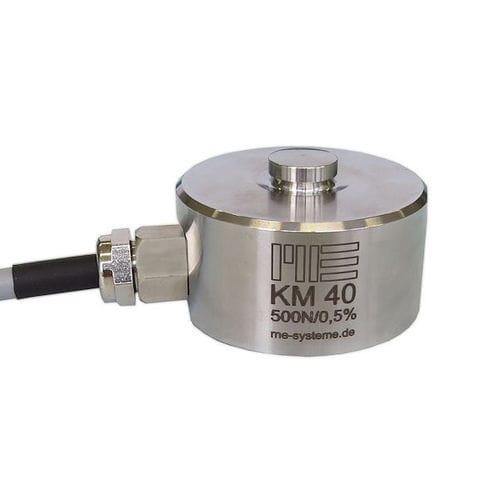 Druckkraft-Wägezelle - KM40 - ME-Messsysteme GmbH - Knopf / Edelstahl