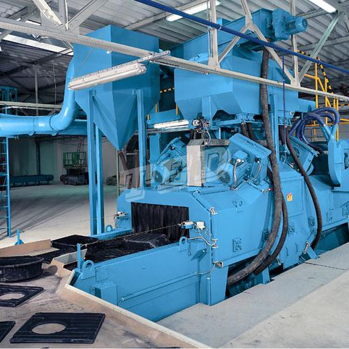 Drahtgurt-Strahlanlage - Qingdao Ted Machinery - für Metall / vertikal