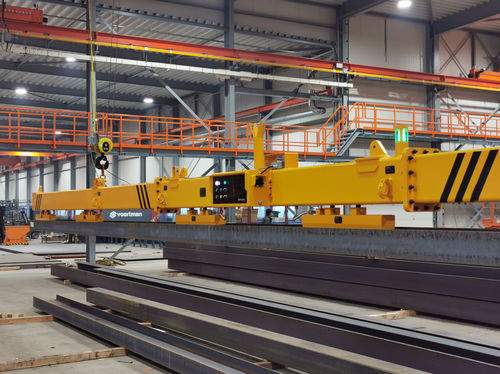 Profilstahl-Traverse - HS series - MAGBAT-Europe bvba - stationär / mit Wechselstrom / Elektropermanent