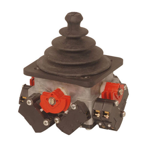 Einachsiger Joystick - MC, MW Series - B-COMMAND GmbH - 2-Achs / mit Potentiometer / für Fernbedienung