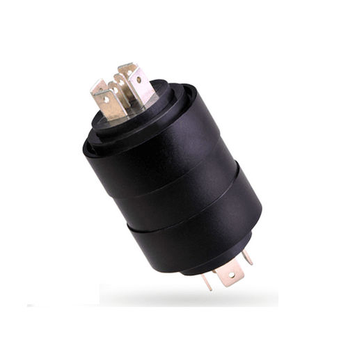 Kompakter Schleifring - Faston-Schleifringe / Faston Slip Rings rotarX by B-COMMAND - B-COMMAND GmbH - für Verpackung / für Windkraftanlage / für Kabeltrommel