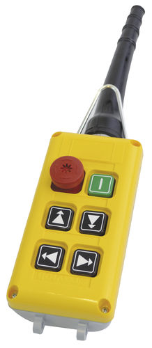 Handbediengerät mit 4 Tasten - Hängetaster / Pendant Station Stilo by B-COMMAND  - B-COMMAND GmbH - mit 5 Tasten / mit 6 Tasten / mit 8 Tasten