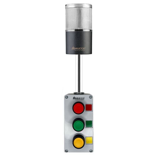 LED-Signalsäule - SNT-70A-B-RGB-10U - MUCCO  Warning Lights - Blitz / 3-Farben / IP65