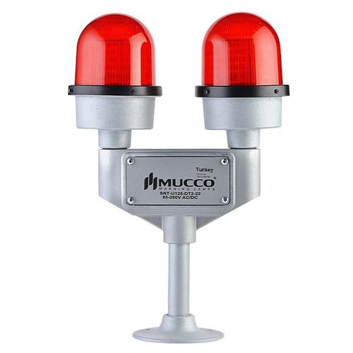 LED-Hindernisfeuer - SNT-U125-DT2-22 - MUCCO  Warning Lights - geringe Intensität / für Windkraftanlage / für Flugzeuge