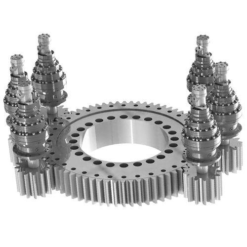 Drehverbindung mit Außenverzahnung - 01 - XUZHOU FENGHE SLEWING BEARING CO.,LTD - Kugel / einreihig / zweireihig