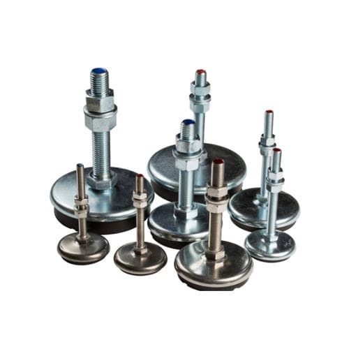Zylindrische elastische Lagerung - AM series - Sunnex - Edelstahl / verzinkter Stahl / Elastomer