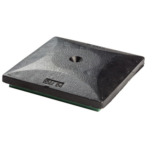 Quadratische elastische Lagerung - SM series - Sunnex - verzinkt / Gusseisen / für Maschine
