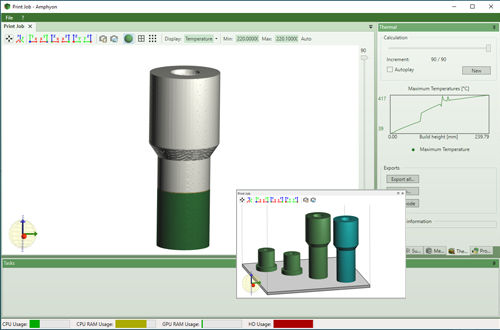 Analysesoftware - TPS - Additive Works - Thermik-Simulation / für Test / Schachtel