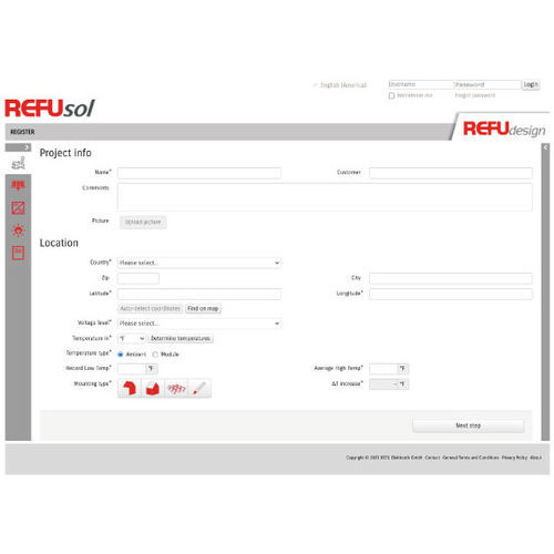 Simulationssoftware - REFUdesign - REFU Elektronik GmbH - Planung / Lagerung / für Sonnenkraftwerk