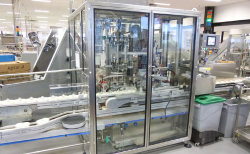Füllmaschine für Alkoholgetränke - SACMO - für Glasflaschen / Dosen / für die Kosmetikindustrie
