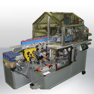 Automatische Etikettiermaschine - EF 650 - SACMO - für Flaschen / für die Getränkeindustrie / drehbar