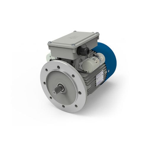 Dreiphasiger Bremsmotor - TFS - TRAMEC - 400 V / mit elektromagnetischer Bremse / mit DC-Bremse