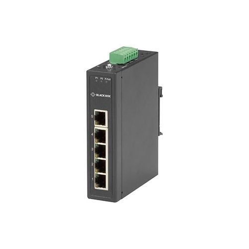 Ethernet-Switch / unmanaged - LBH30 series - Black Box - 5 Ports / für DIN-Schiene / Standard