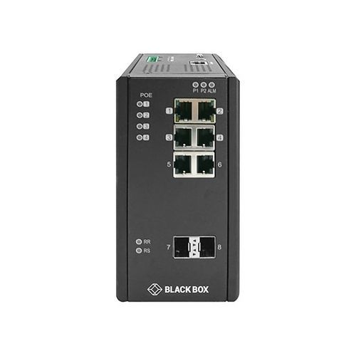 Ethernet-Switch / managed - LIE1082A - Black Box - 8 Ports / Gigabit-Ethernet / für DIN-Schiene
