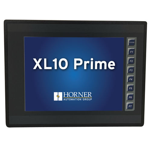 HMI mit Touchscreen - XL10 Prime - Horner Tianjin Automation Technology Ltd - für DIN-Schiene / 640 x 480 / TFT LCD