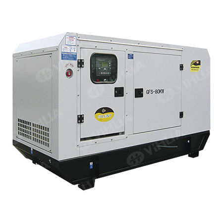 Diesel-Stromaggregat - UK-ENGINE series - Fujian Yihua Electrical Machinery Co., Ltd. - einphasig / Container / 50 Hz