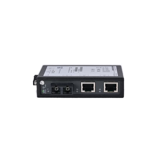 Ethernet-Switch / unmanaged - ISE2003D-P - InHand Networks - 3 Ports / LWL / für DIN-Schiene