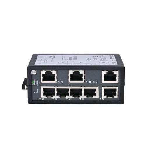 Ethernet-Switch / unmanaged - ISE2008D-P - InHand Networks - 8 Ports / für DIN-Schiene / kompakt