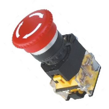 Notausschalter-Drucktaster - LA38-11ZS - Shanghai Tianyi Electric Co., Ltd. - für Schalttafeleinbau / unbeleuchtet / Drehentriegelung