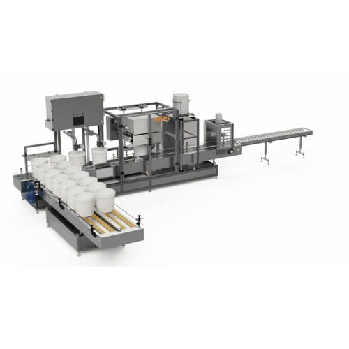 Automatische Füll-, Verschließ- und Versiegelungsmaschine - MAMBA - impac Engineering ltd. - für Flüssigkeiten / linear