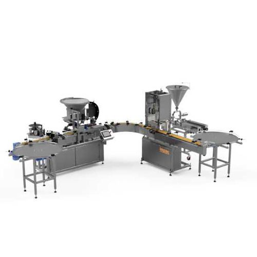 Automatische Füll Verschließ Etikettiermaschine - SILVER - impac Engineering ltd. - PLC-gesteuert / linear / für Flüssigkeiten