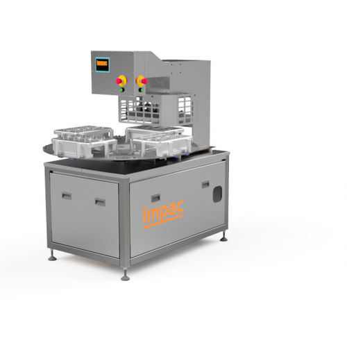 Siegelmaschine für Blisterverpackmaschine - BLISTER PACK - impac Engineering ltd. - Dreh / halbautomatisch / für Verpackung