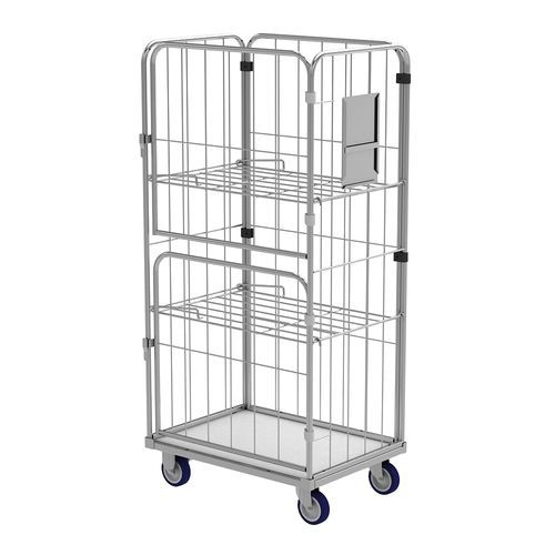 Rollcontainer für Textilien - GL-L 8159-1.7 - SAMARIT S.R.O. - Fachböden / 4-Flügel / Gitter