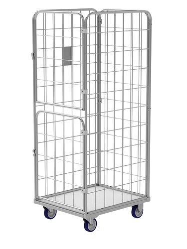 Rollcontainer für Textilien - GL 6880-1.86 - SAMARIT S.R.O. - Fachböden / 4-Flügel / Drahtgewebe