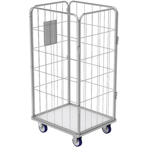 Rollcontainer für Textilien - GL-KT 6072-1.56 - SAMARIT S.R.O. - Fachböden / 4-Flügel / Drahtgewebe