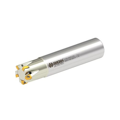 Fräser / 1/4 Kreis - ST90 AN09 D25 W25 L150 Z04-H - SMOXH CUTTING TOOLS - Eckradius / Walzenstirn / mit austauschbaren Wendeschneidplatten
