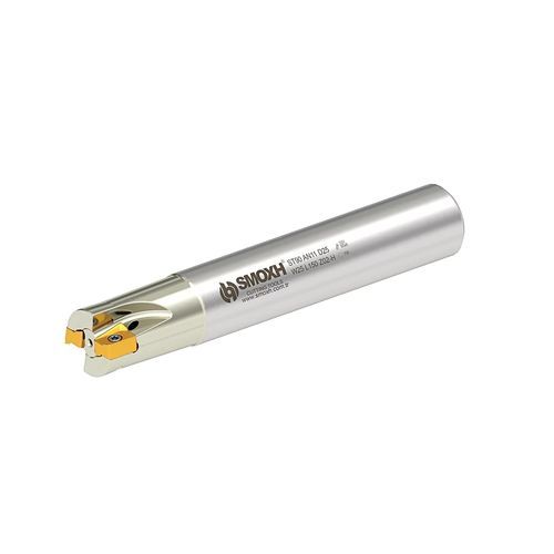 Fräser / 1/4 Kreis - ST90 AN11 D25 W25 L150 Z02-H - SMOXH CUTTING TOOLS - Eckradius / Walzenstirn / mit austauschbaren Wendeschneidplatten