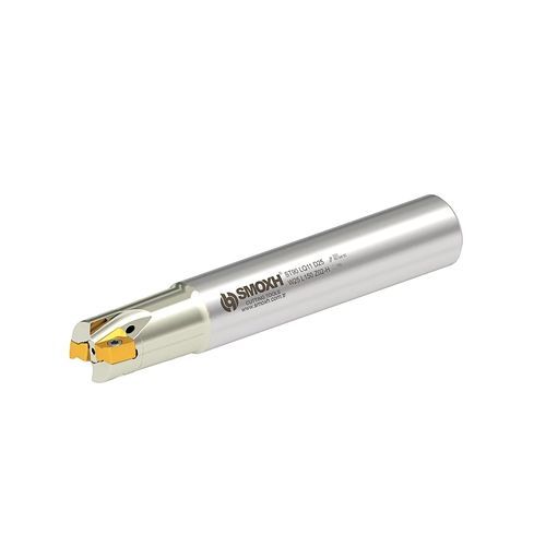 Fräser / 1/4 Kreis - ST90 LQ11 D25 W25 L150 Z02-H - SMOXH CUTTING TOOLS - Eckradius / Walzenstirn / mit austauschbaren Wendeschneidplatten