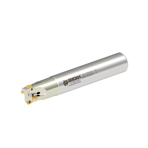 Fräser / 1/4 Kreis - ST90 TO10 D25 W25 L150 Z02-H - SMOXH CUTTING TOOLS - Eckradius / Walzenstirn / mit austauschbaren Wendeschneidplatten