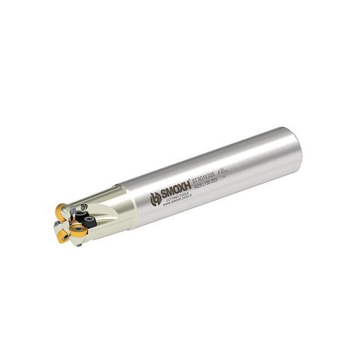 Fräser / 1/4 Kreis - ST RD05 D12 W12 L100 Z02-H - SMOXH CUTTING TOOLS - Eckradius / Walzenstirn / mit austauschbaren Wendeschneidplatten