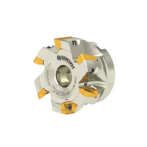 Walzenstirnfräser - TK90 BD11 D63 A22 Z06-H - SMOXH CUTTING TOOLS - 1/4 Kreis / Eckradius / mit austauschbaren Wendeschneidplatten