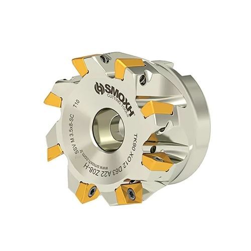Walzenstirnfräser - TK90 XO12 D63 A22 Z08-H - SMOXH CUTTING TOOLS - 1/4 Kreis / Eckradius / mit austauschbaren Wendeschneidplatten