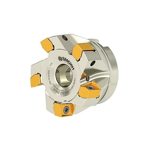 Walzenstirnfräser - TK90 AN12 D63 A22 Z05-H - SMOXH CUTTING TOOLS - 1/4 Kreis / Eckradius / mit austauschbaren Wendeschneidplatten
