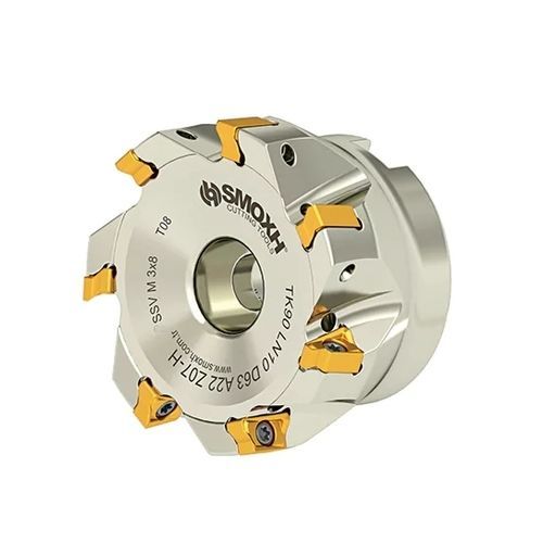Walzenstirnfräser - TK90 LN15 D63 A22 Z06-H - SMOXH CUTTING TOOLS - 1/4 Kreis / Eckradius / mit austauschbaren Wendeschneidplatten