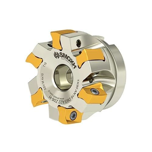 Walzenstirnfräser - TK90 AN16 D63 A22 Z06-H - SMOXH CUTTING TOOLS - 1/4 Kreis / Eckradius / mit austauschbaren Wendeschneidplatten