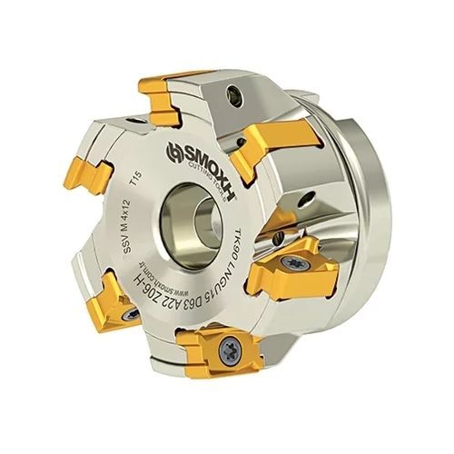 Walzenstirnfräser - TK90 LNGU15 D63 A22 Z06-H - SMOXH CUTTING TOOLS - 1/4 Kreis / Eckradius / mit austauschbaren Wendeschneidplatten