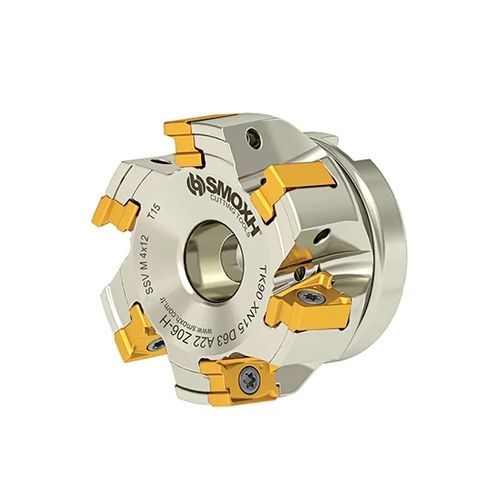 Walzenstirnfräser - TK90 XN15 D63 A22 Z06-H - SMOXH CUTTING TOOLS - 1/4 Kreis / Eckradius / mit austauschbaren Wendeschneidplatten