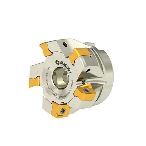 Walzenstirnfräser - TK90 LNGX13 D63 A22 Z05-H - SMOXH CUTTING TOOLS - 1/4 Kreis / Eckradius / mit austauschbaren Wendeschneidplatten