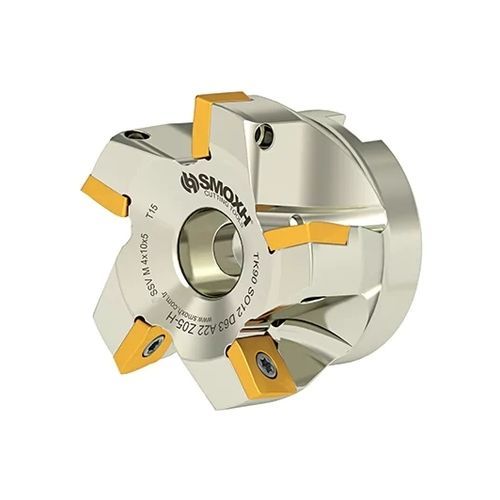 Walzenstirnfräser - TK90 SO12 D63 A22 Z05-H - SMOXH CUTTING TOOLS - 1/4 Kreis / Eckradius / mit austauschbaren Wendeschneidplatten