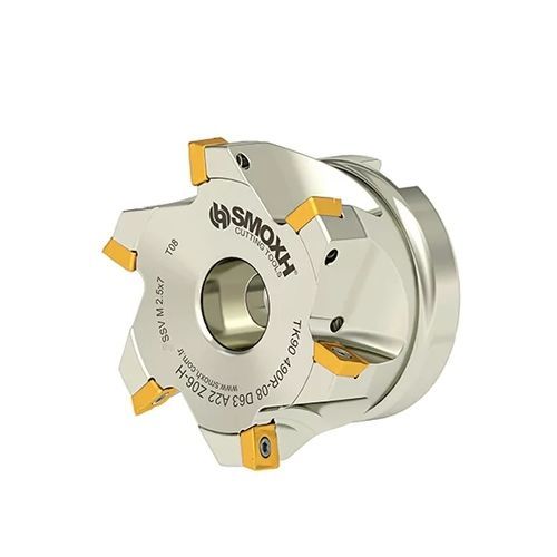 Walzenstirnfräser - TK90 490R-08 D63 A22 Z06-H - SMOXH CUTTING TOOLS - Scheiben / mit austauschbaren Wendeschneidplatten / negative Wendeplatte
